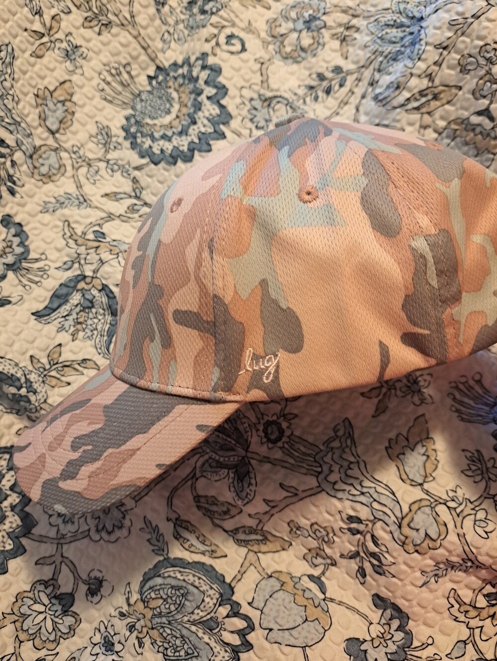 Lug Camo Rose Baseball Cap NWOT